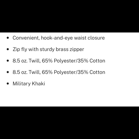 Dickie’s 874 original fit khakis - logo patch removed - Picture 8 of 10